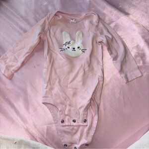 Carter's Pink Bunny Bodysuit